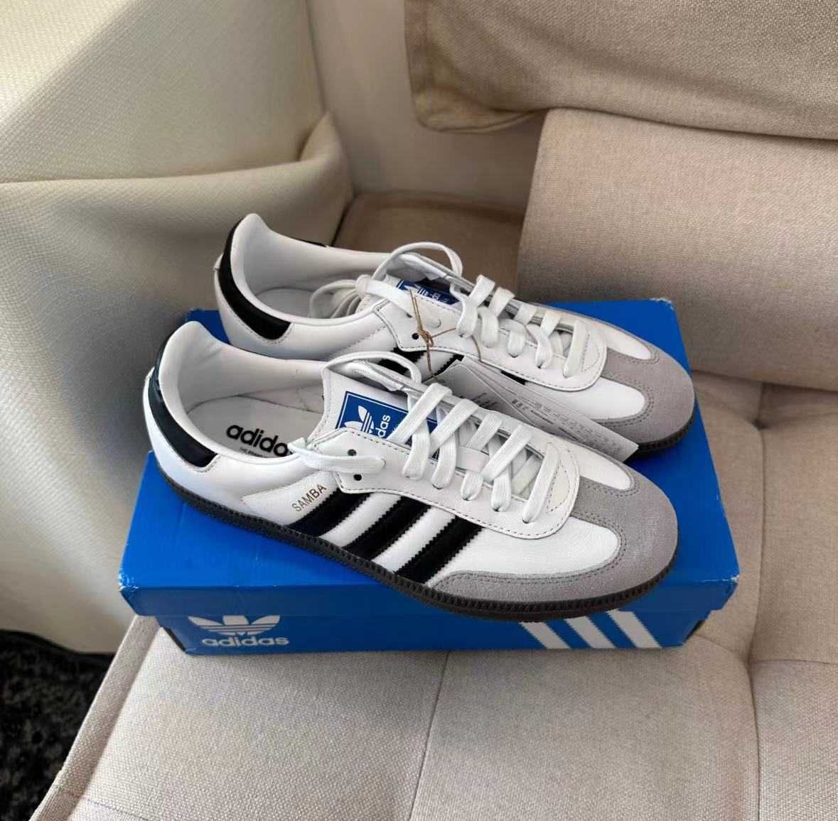 Adidas_SambaOG_white Moda_Buty_Mokasyny Mokasyny R.38