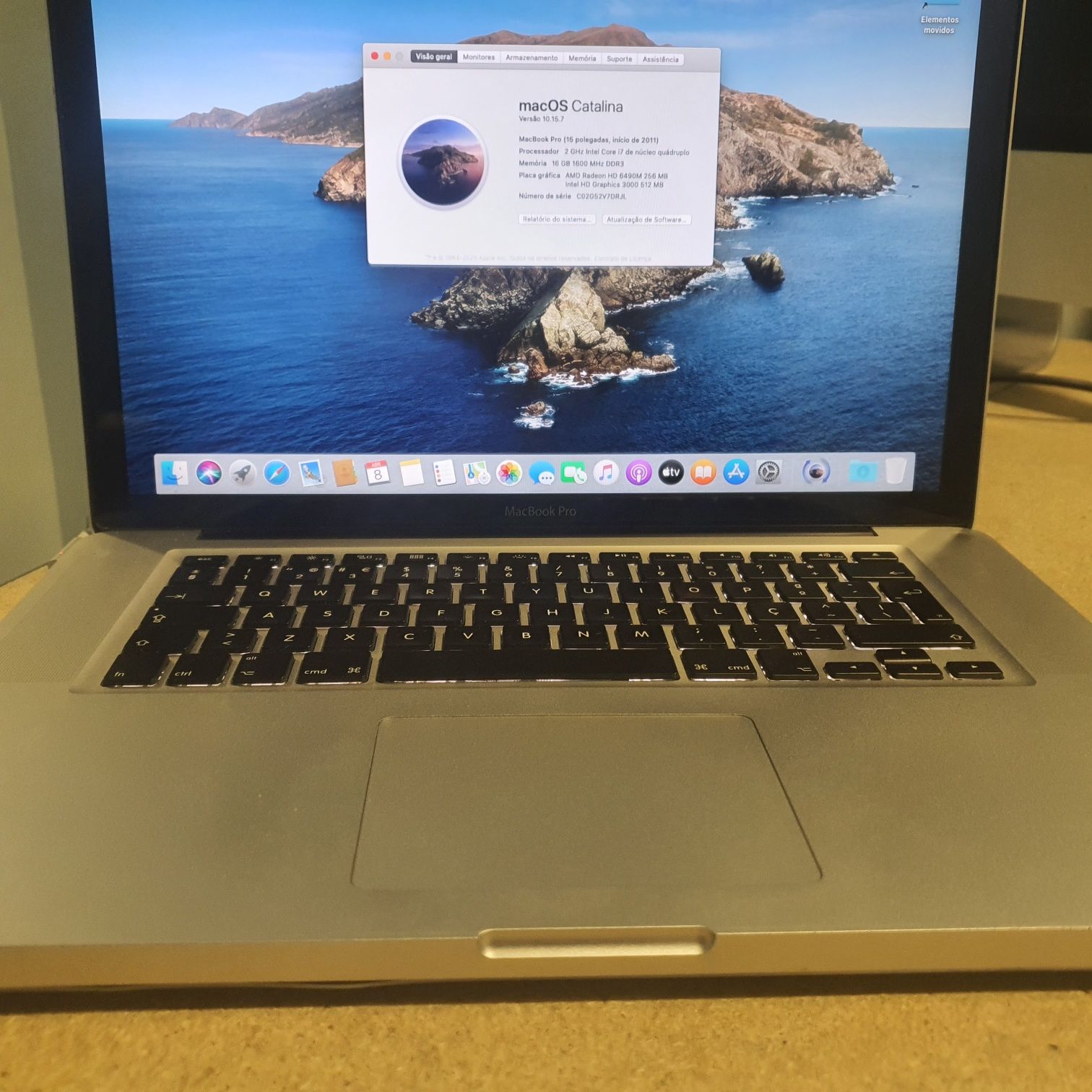 Portatil Apple Macbook pro i7 16gigas ram fantástico