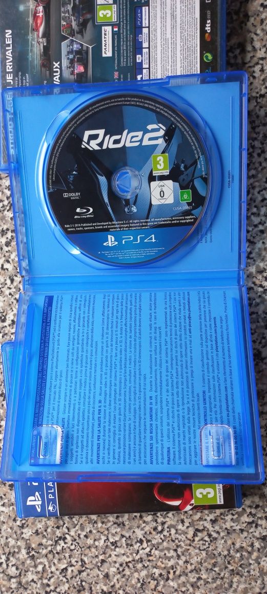 Ride 2/Gran turismo sport/F1 2019 Playstation 4