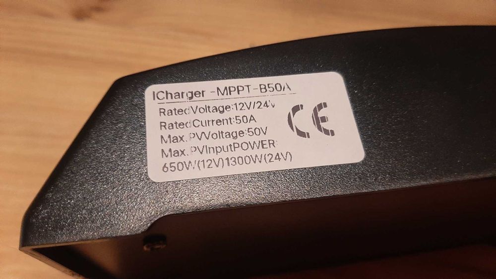 Sterownik paneli modułów fotowoltaicznych 12v/24v MPPT 50A