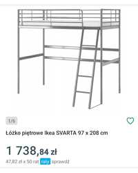 Antresola łóżko IKEA
