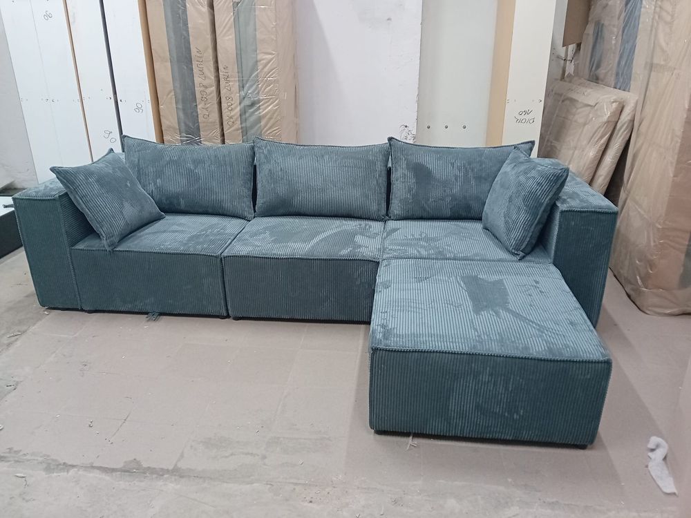 Narożnik sofa kanapa modułowa tkaniny do wyboru + darmowa dostawa