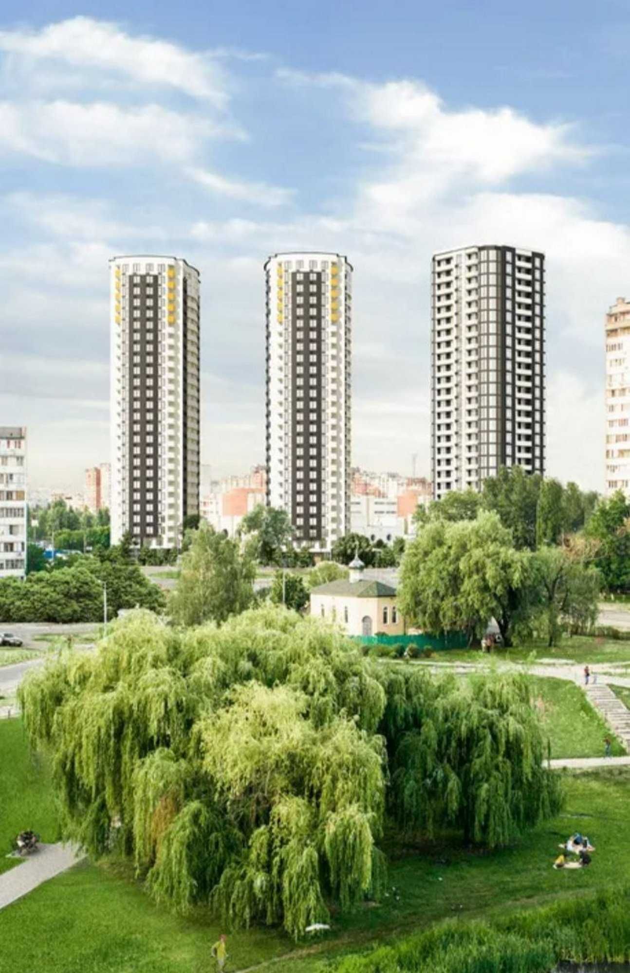 жк Радужный. Продажа от хозяина. Днепровский. Воскресенка. 1-к, 43 м2