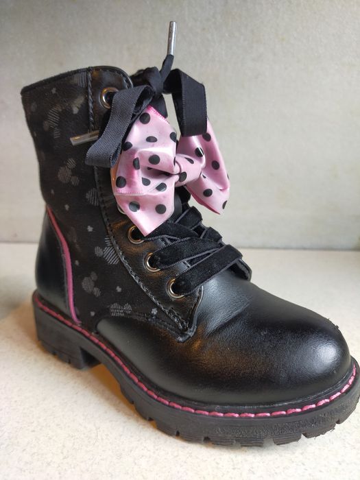 Buty zimowe kozaki trapery Minnie Mouse 27
