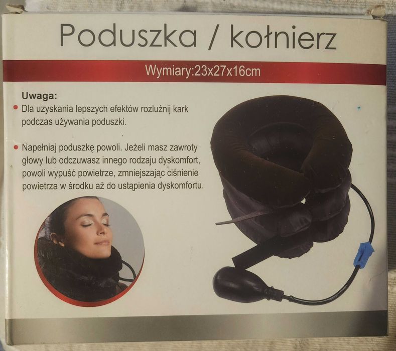 Poduszka kołnierz w opakowaniu
