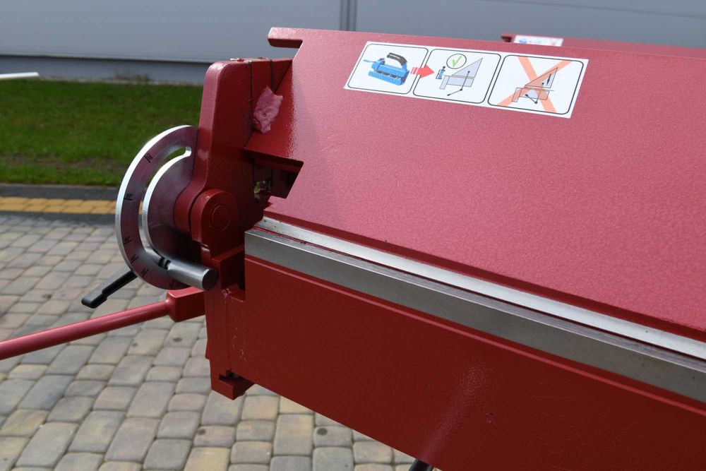 Giętarka zaginarka do blach RED 2.5 m 1.0 mm PROD-MASZ nowa
