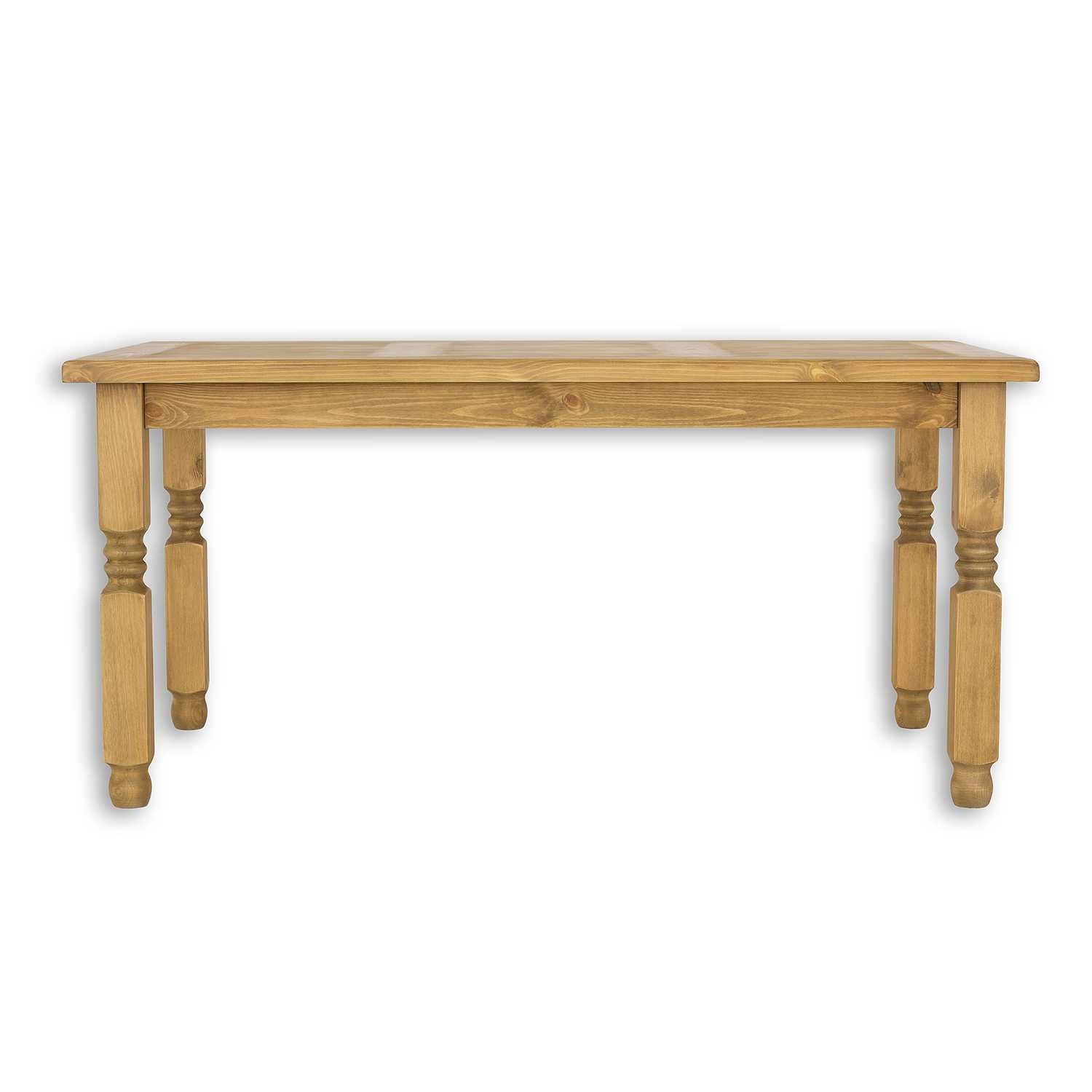 woskowany stół z krzesłami 160x80 z drewna litego MEBLO-WOSK
