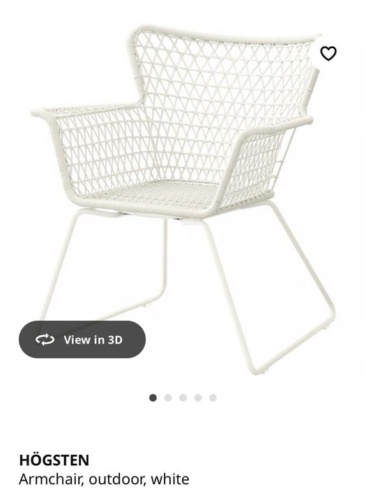 Cadeira IKEA HOGSTEN branca
