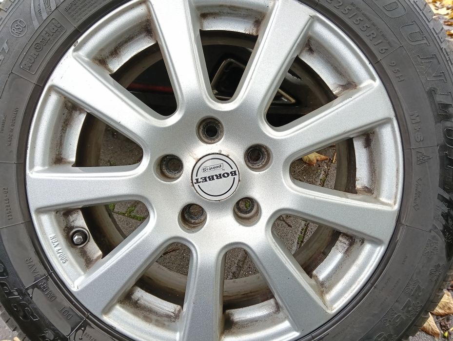 Koła alufelgi 5x112 Audi opony zimowe 225/55/16