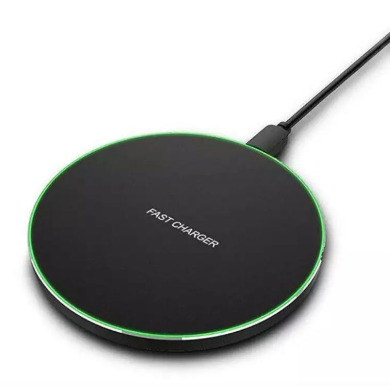 Бездротовий зарядний пристрій 30W для Iphone та Android Type-C (Black)