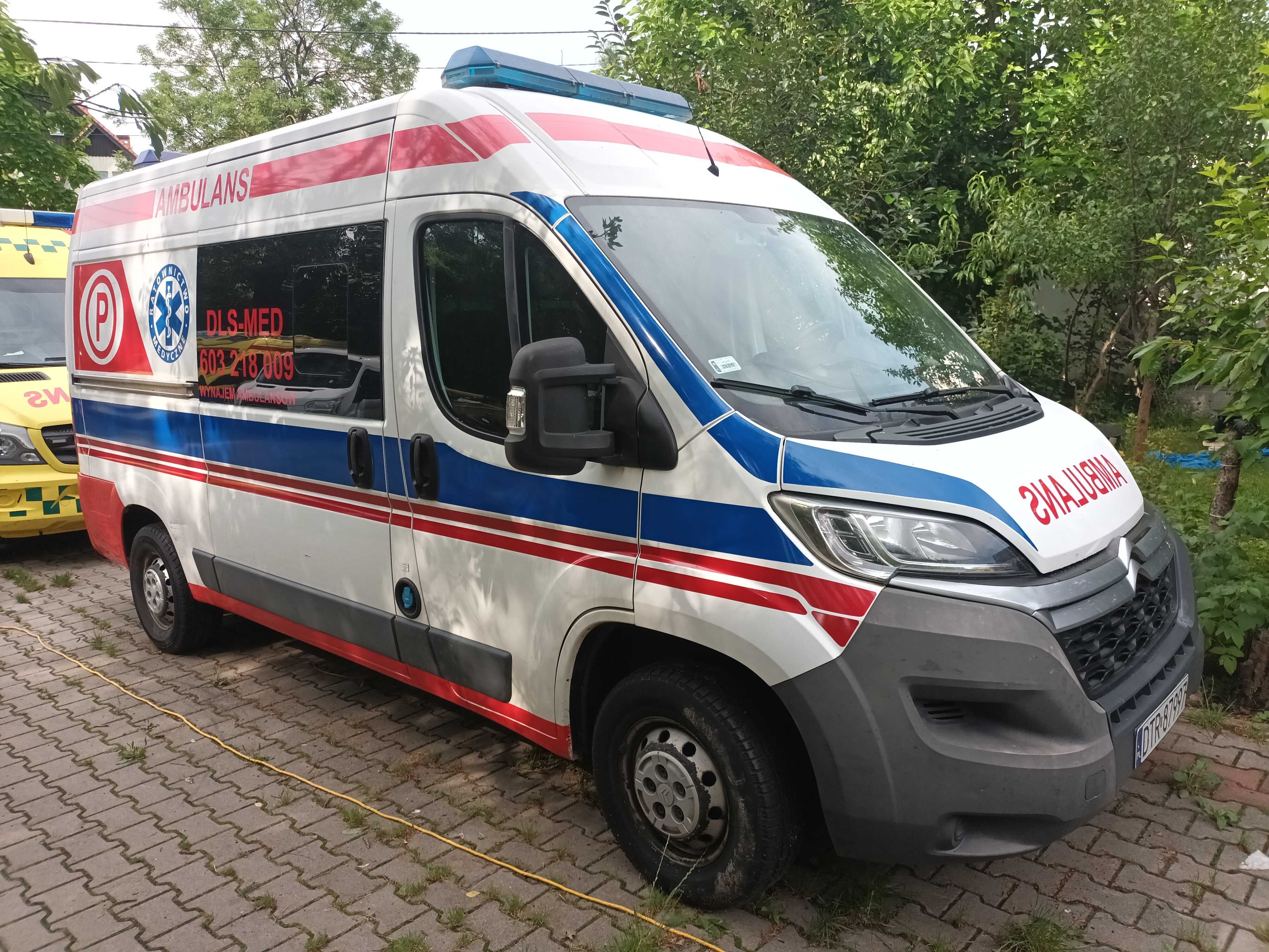 Ambulans do wynajęcia z Oc sprawcy lub w przypadku awarii transport