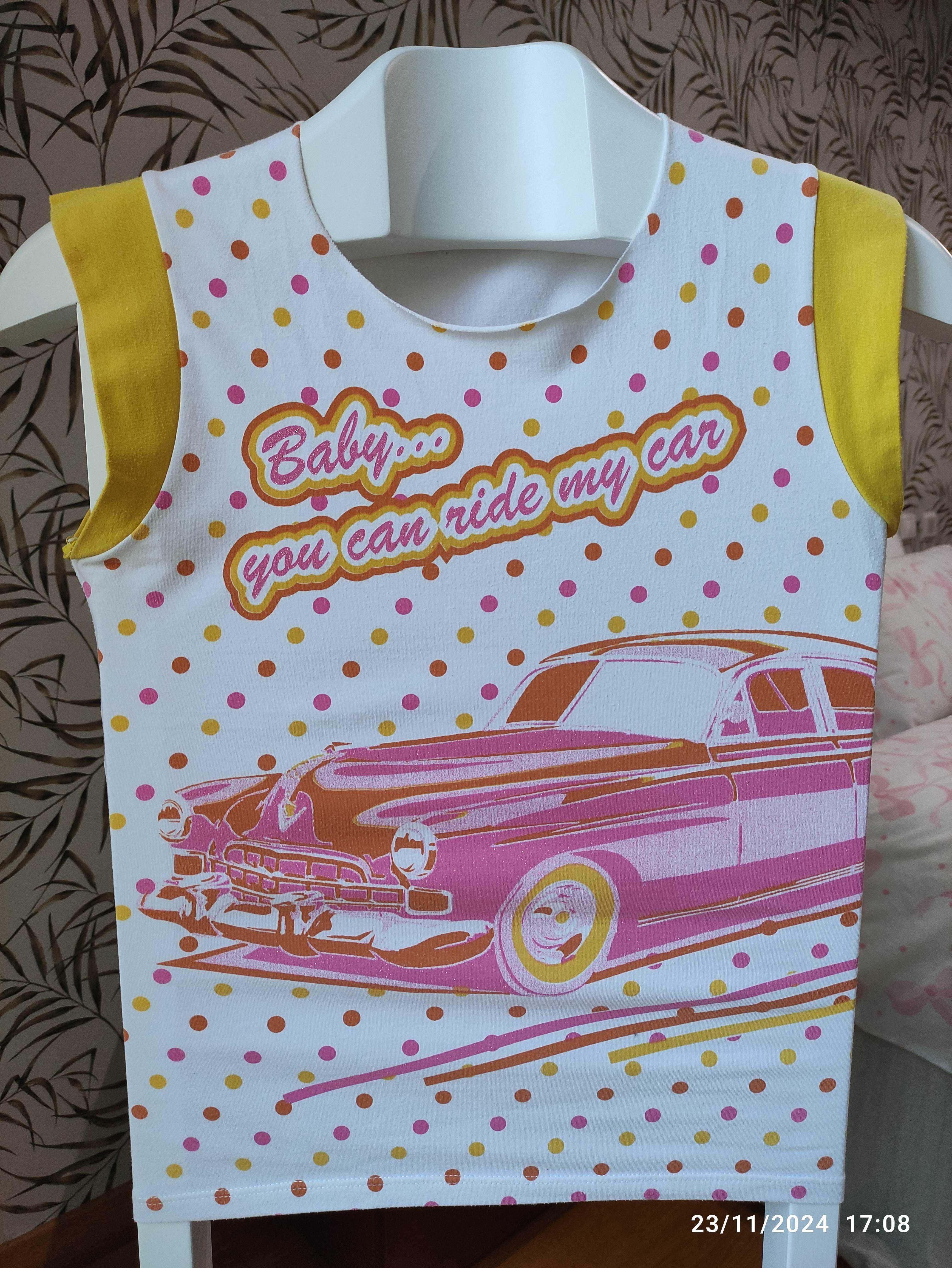 T-shirt anos 60 colorida