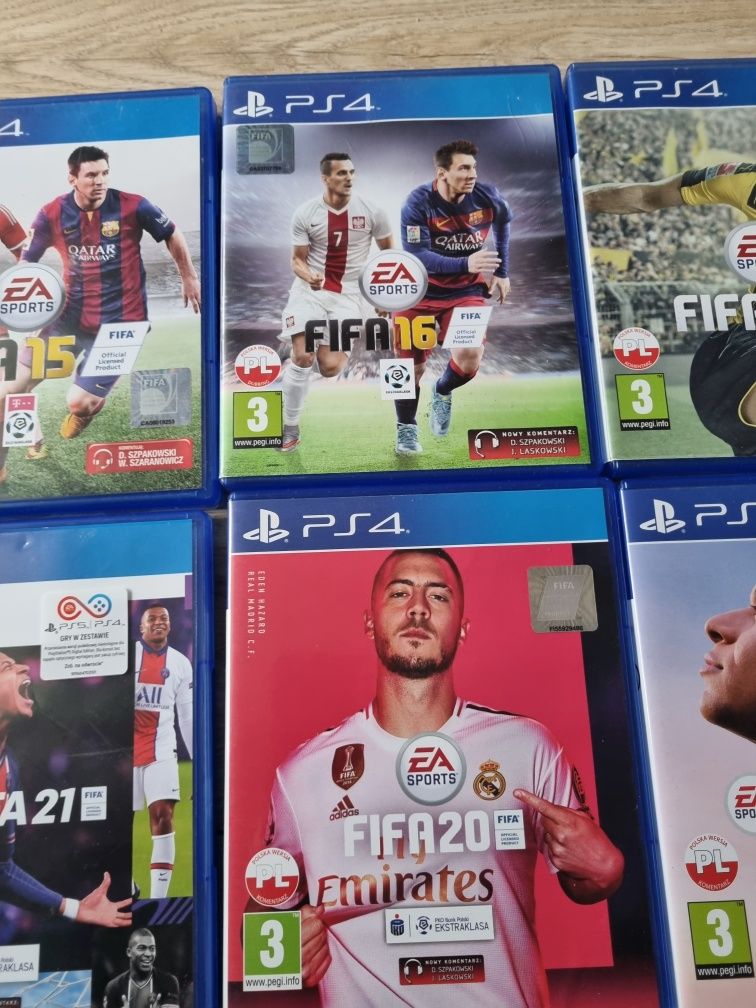 Fifa 15,16,17,19,20,21, 21 na playstation 4 i Fifa 22 na playstation 5