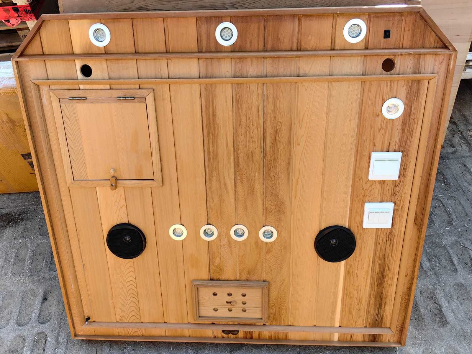 Sauna kabina infrared na podczerwień 230V  1-2 osoby radio oświetlenie