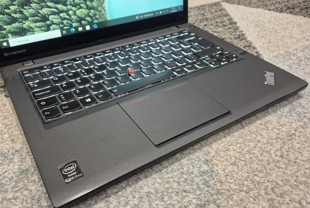 Lenovo T440s 14'' i7/2.1GHz/512SD/8GB/ 2xbat 100%spr DOTYK