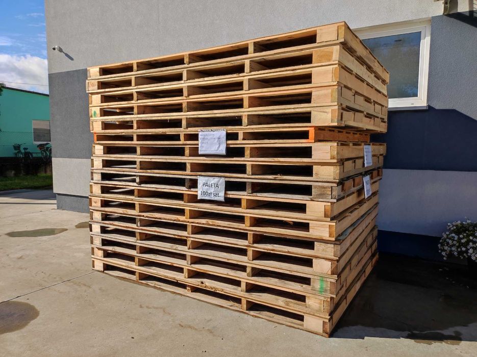 Paleta duża 280x210cm z litego drewna do wiaty, drewutni, altan tarasu