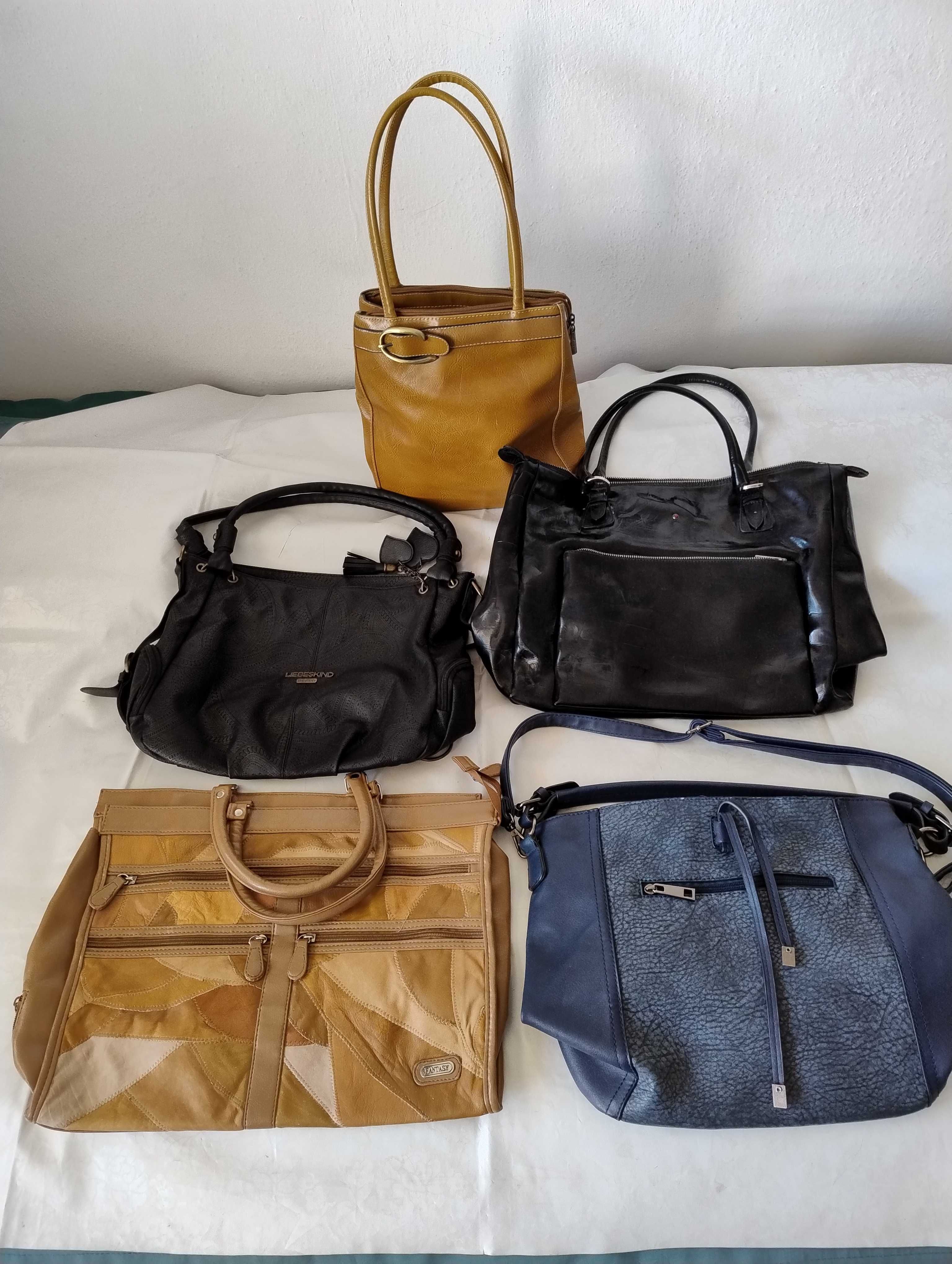 SUPER CENA Torebka torba Liebeskind Berlin czarna 36x31x11 cm