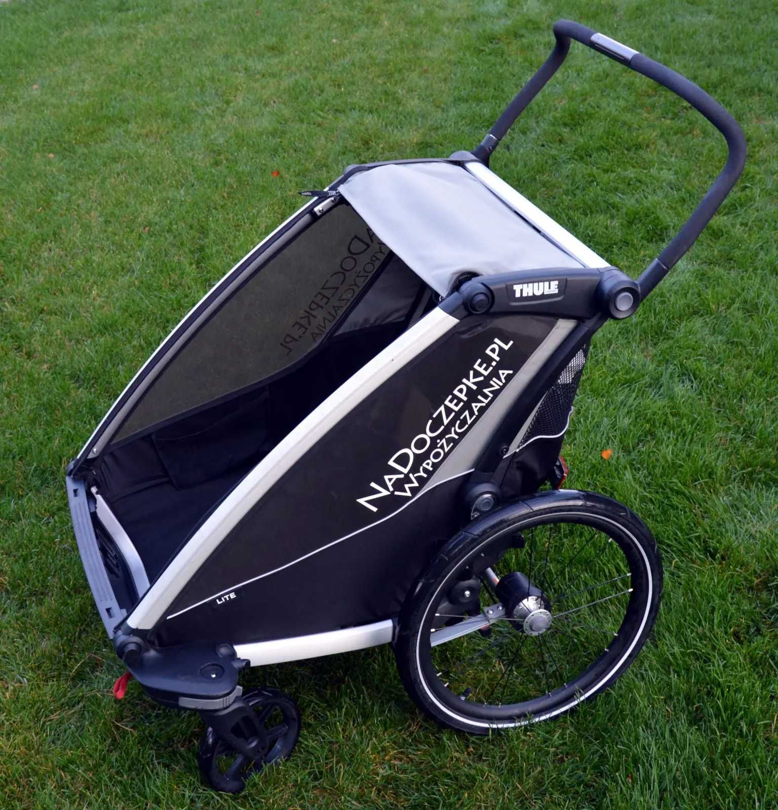 Przyczepka rowerowa Thule Cab Sport Cross Lite 1 2 wynajem wysyłkowy