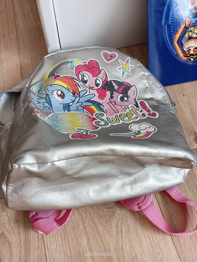 Plecak dla dziewczynki średniej wielkości my little pony