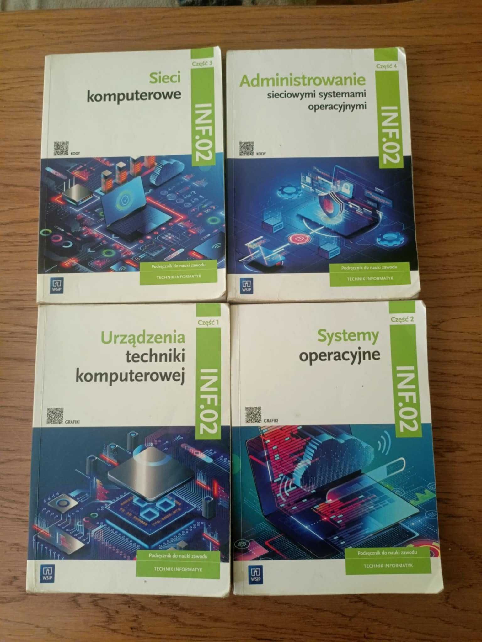 Komplet książek do kwalifikacji INF.02 Technik informatyk