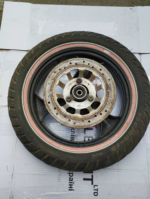 Колесо переднее/Диск передний R13 на скутер Viper Storm/F 150/Skymoto