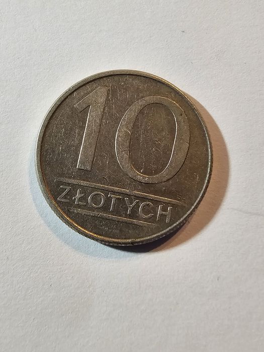 Moneta nr.3 nominał 10 zł 1986 rok za 10 zł