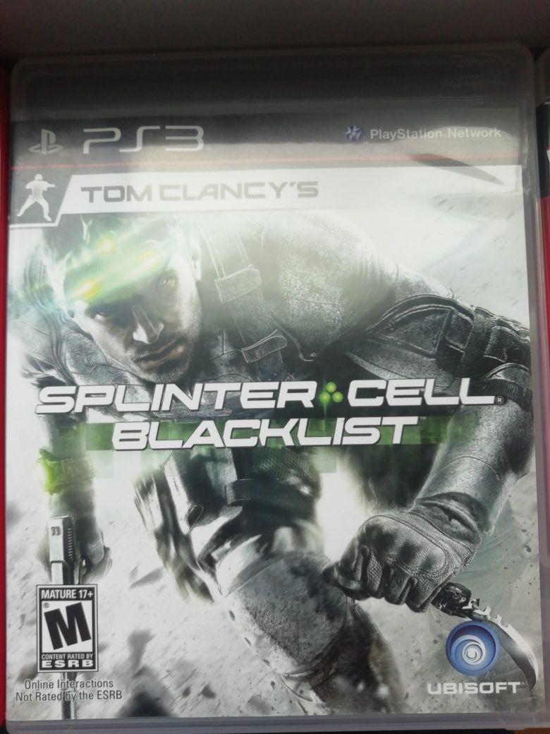 Tomb Raider, Dishonored, Splinter Cell Blacklist e Just Cause 2  PS3
