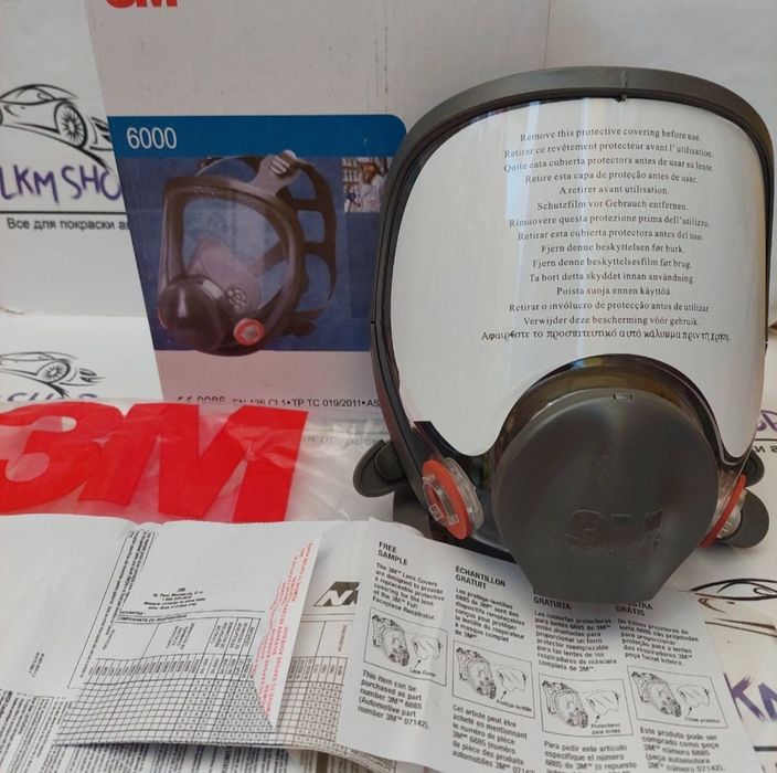 Повнолицьова маска 6800 розмір M 3М