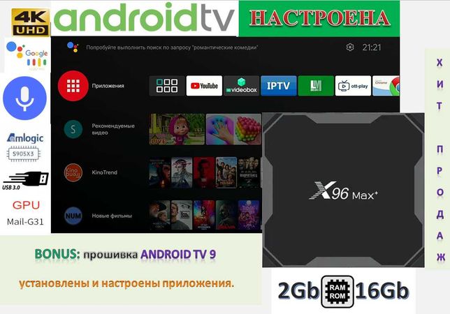 X96 max plus 2/16  ３２００ Android TV Box