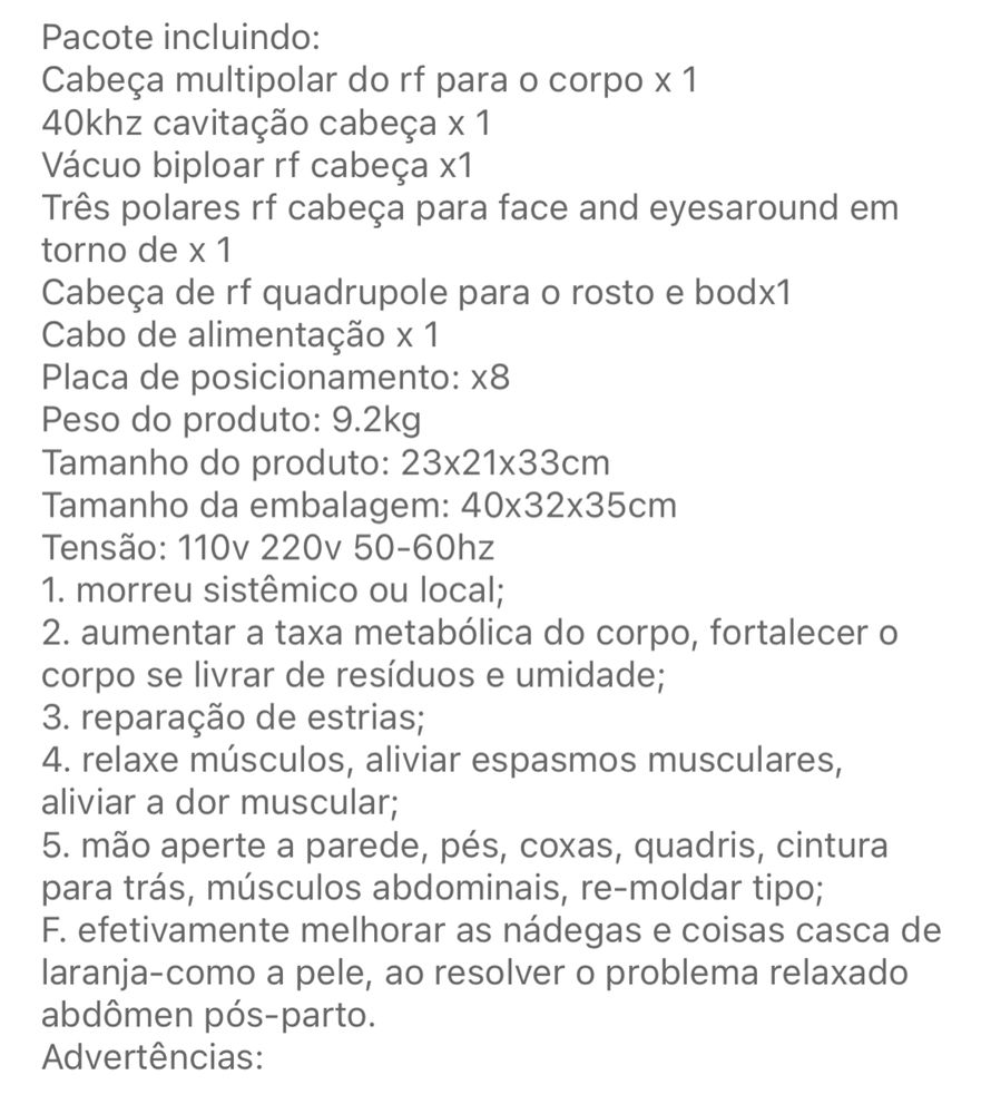 Lipolaser e cavitação 6 em 1