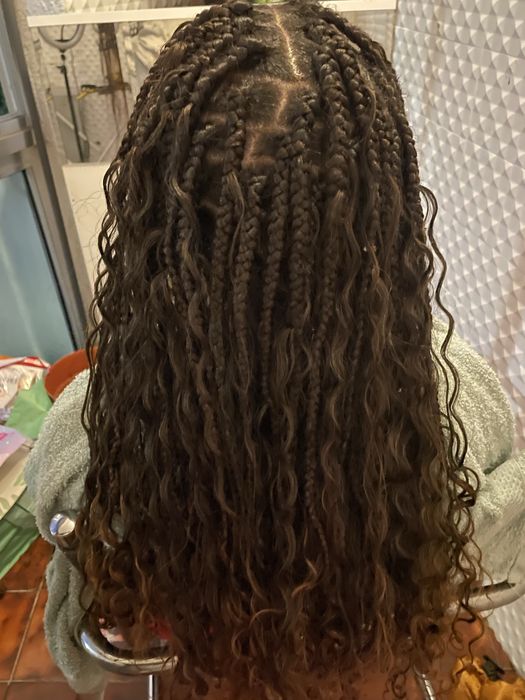 Aplicação de tranças