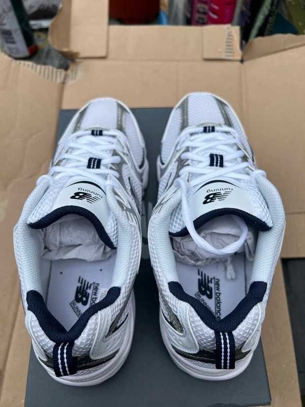 New Balance_530_white Moda_Buty_Mokasyny Mokasyny R.38.5