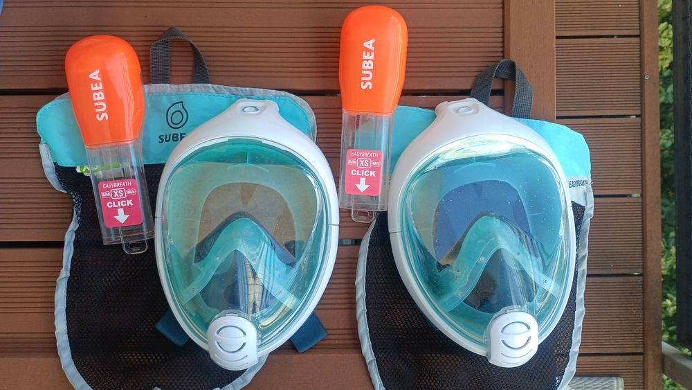 Subea easybreath snorkeling decathlon maska XS