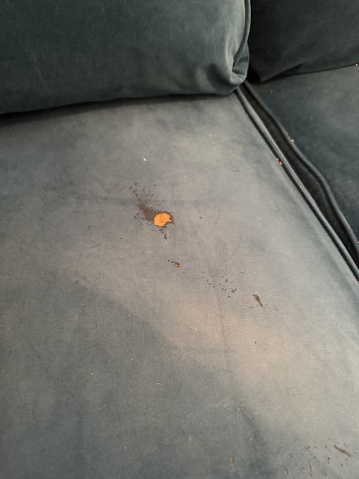 Sofa rozkładana aksamitna zielona Westwing Collection