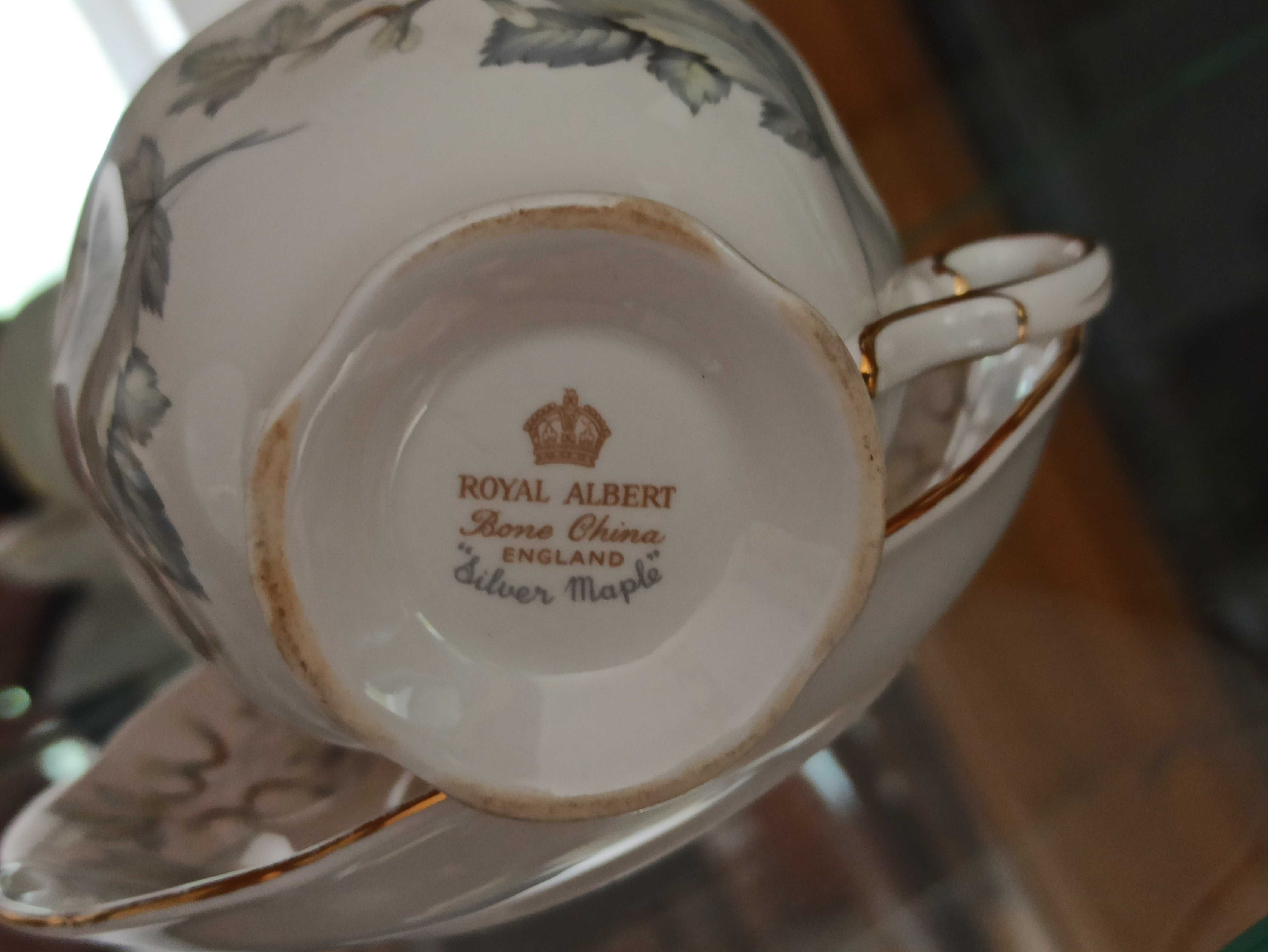 Porcelana Royal Albert Silver Maple Filiżanka