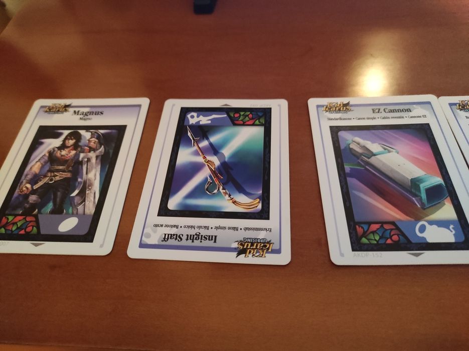 Cartas Kid Icarus Uprising