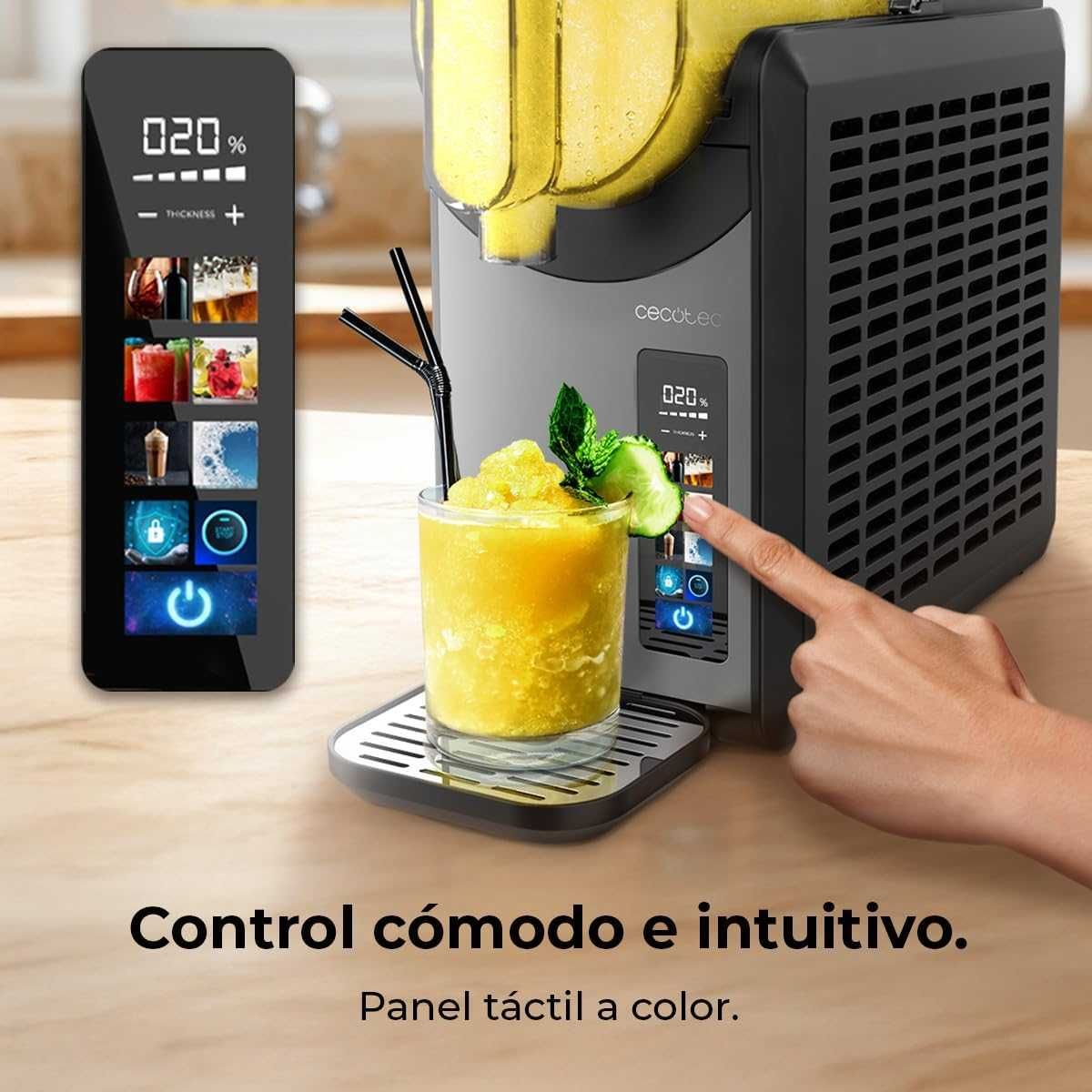Прилад для приготування сльоти та коктейлів / Слаш-машина Cecotec 2,6л