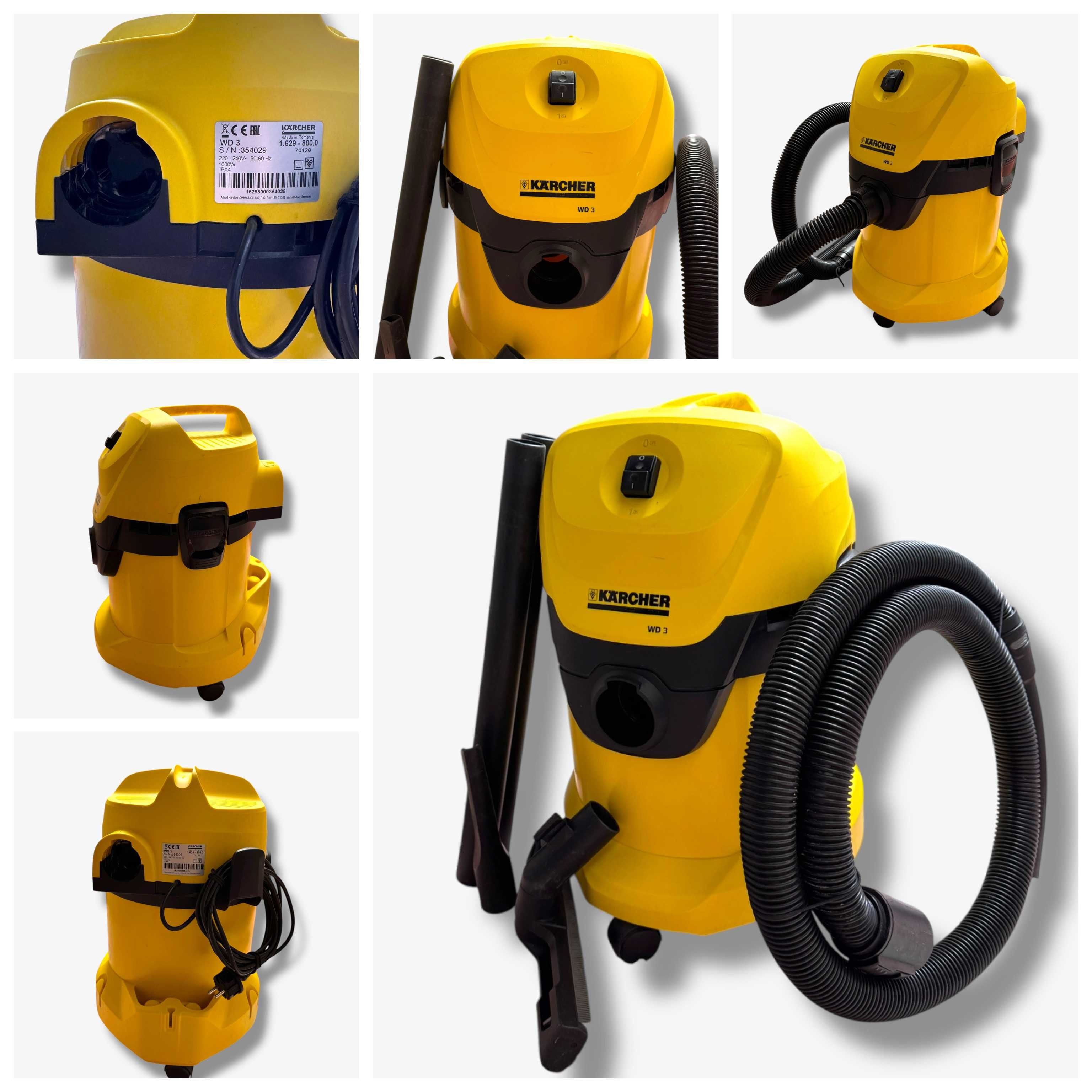 Aspirador KARCHER WD3 (Solidos/Liquidos/Soprador)