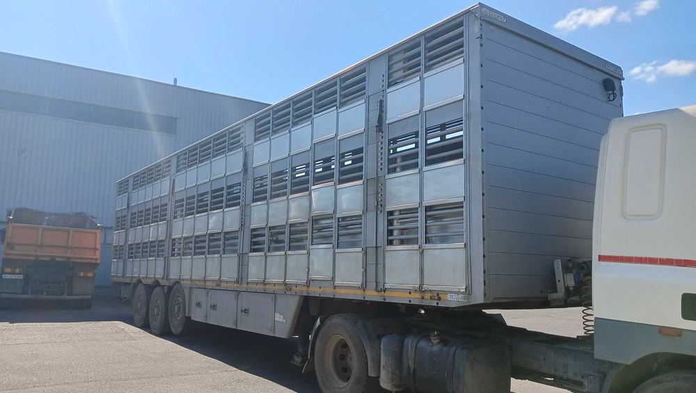 Напівпричіп для перевезення живих тварин Pezzaioli SBA63