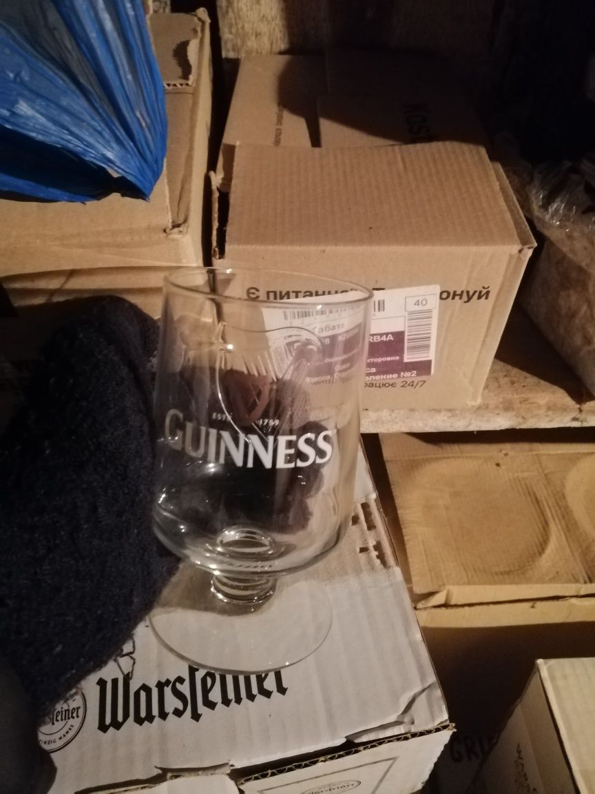 Пивные Бокалы Guinness гиннесс