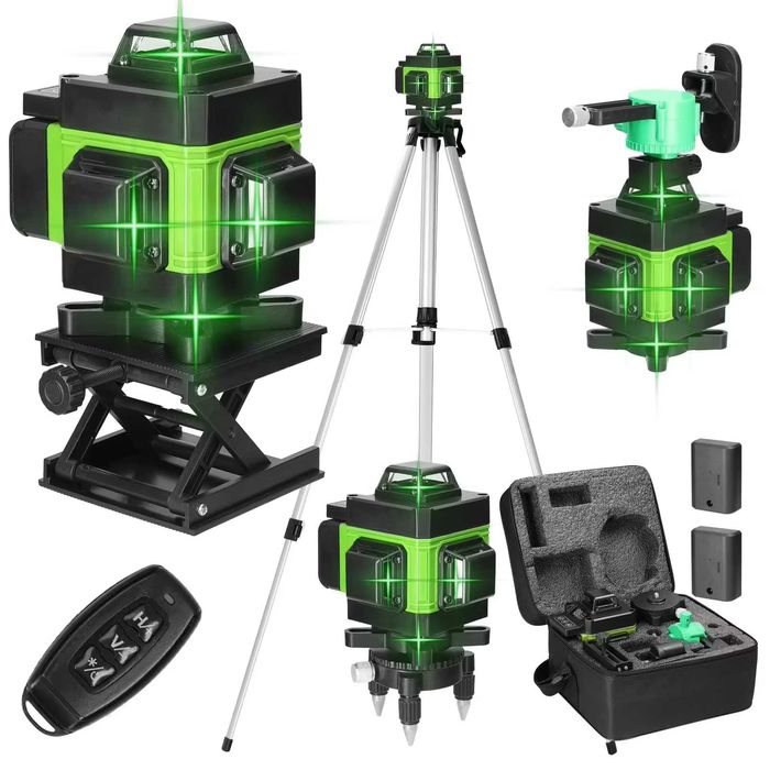 POZIOMICA LASEROWA 16 LINII 4x360 stopni — Profesjonalna Precyzja