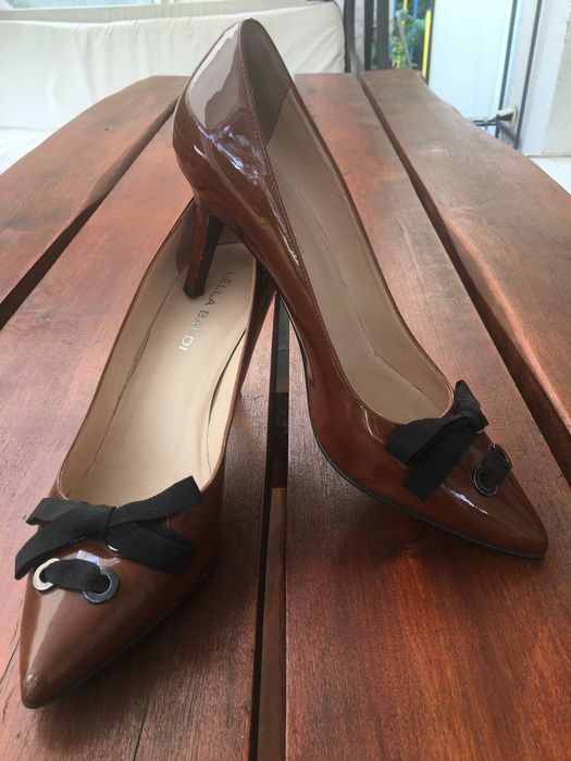 Lella Baldi oryginalne włoskie skóra lakierowana r.40 made in Italy