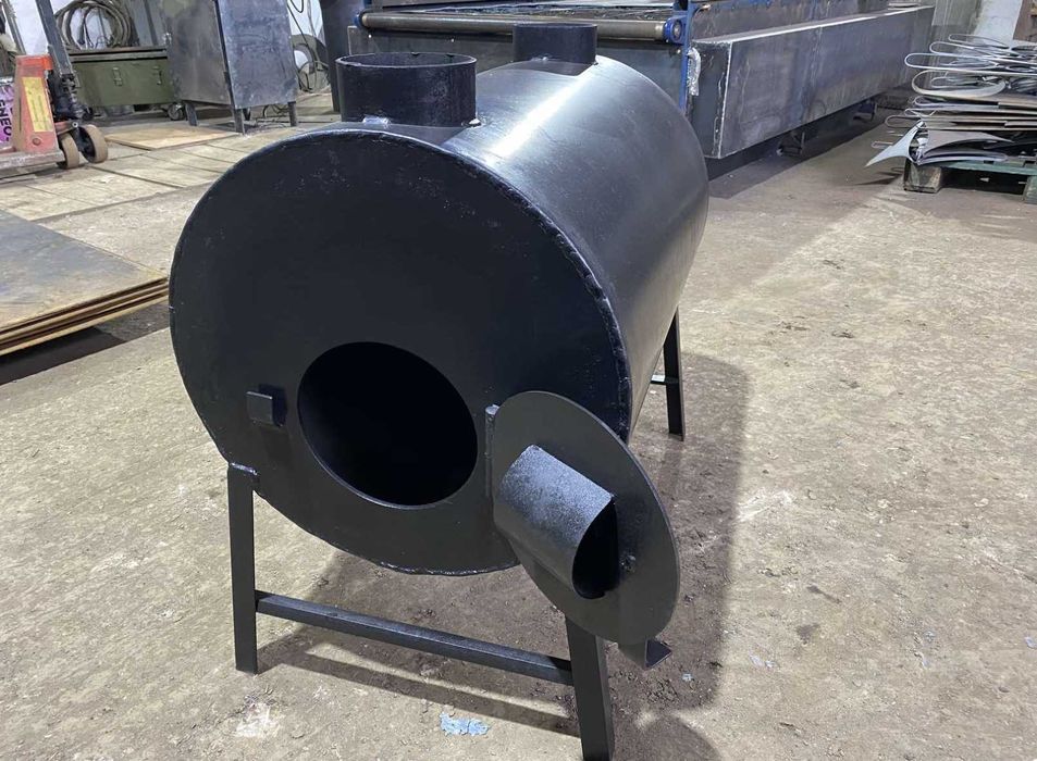 РАСПРОДАЖА! до 197 м3! 5 мм! Обдув! Печь Буржуйка Булерьян Turbo