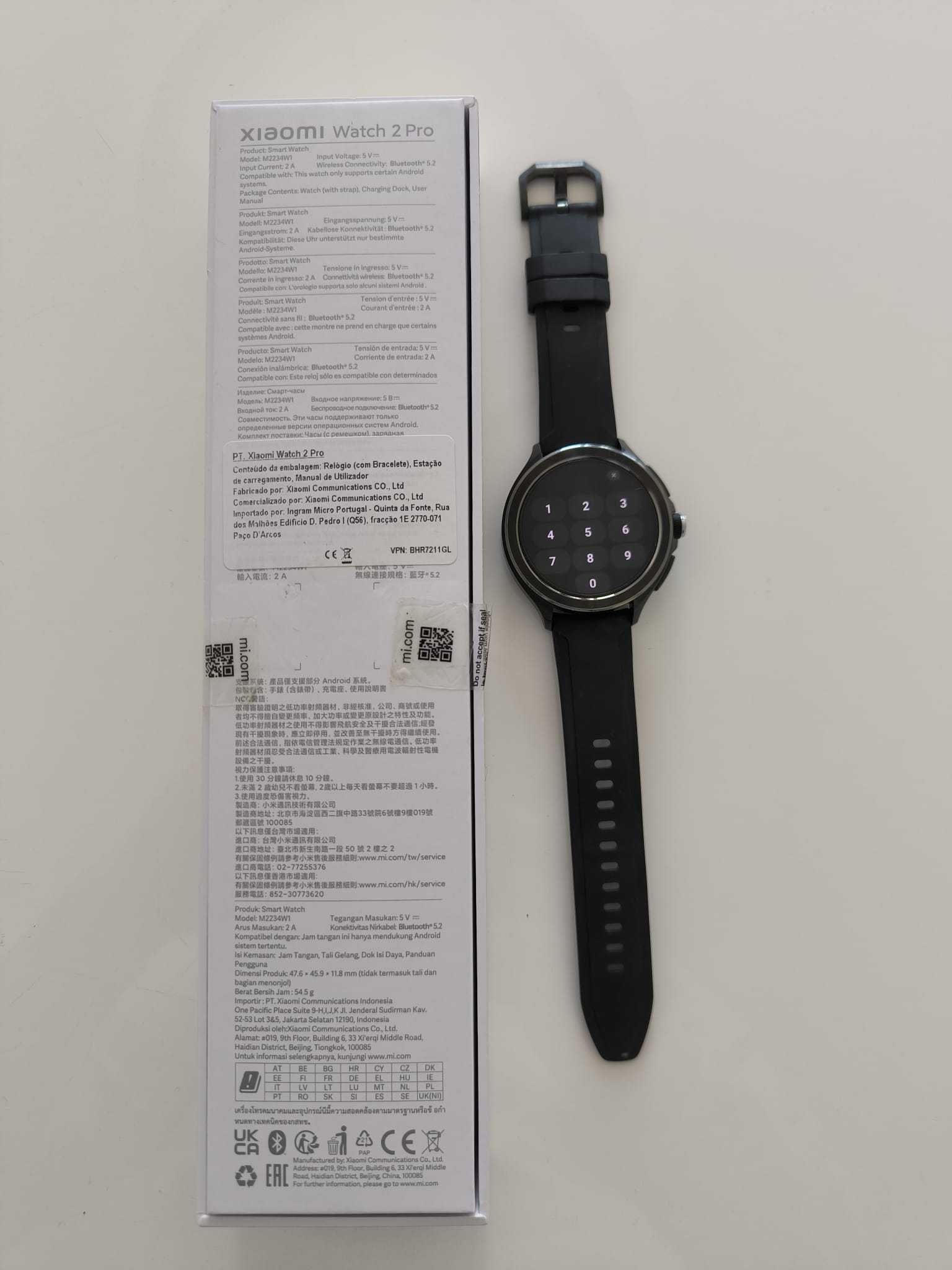 Xiaomi Watch 2 pro - com fatura + protecçao de ecrã
