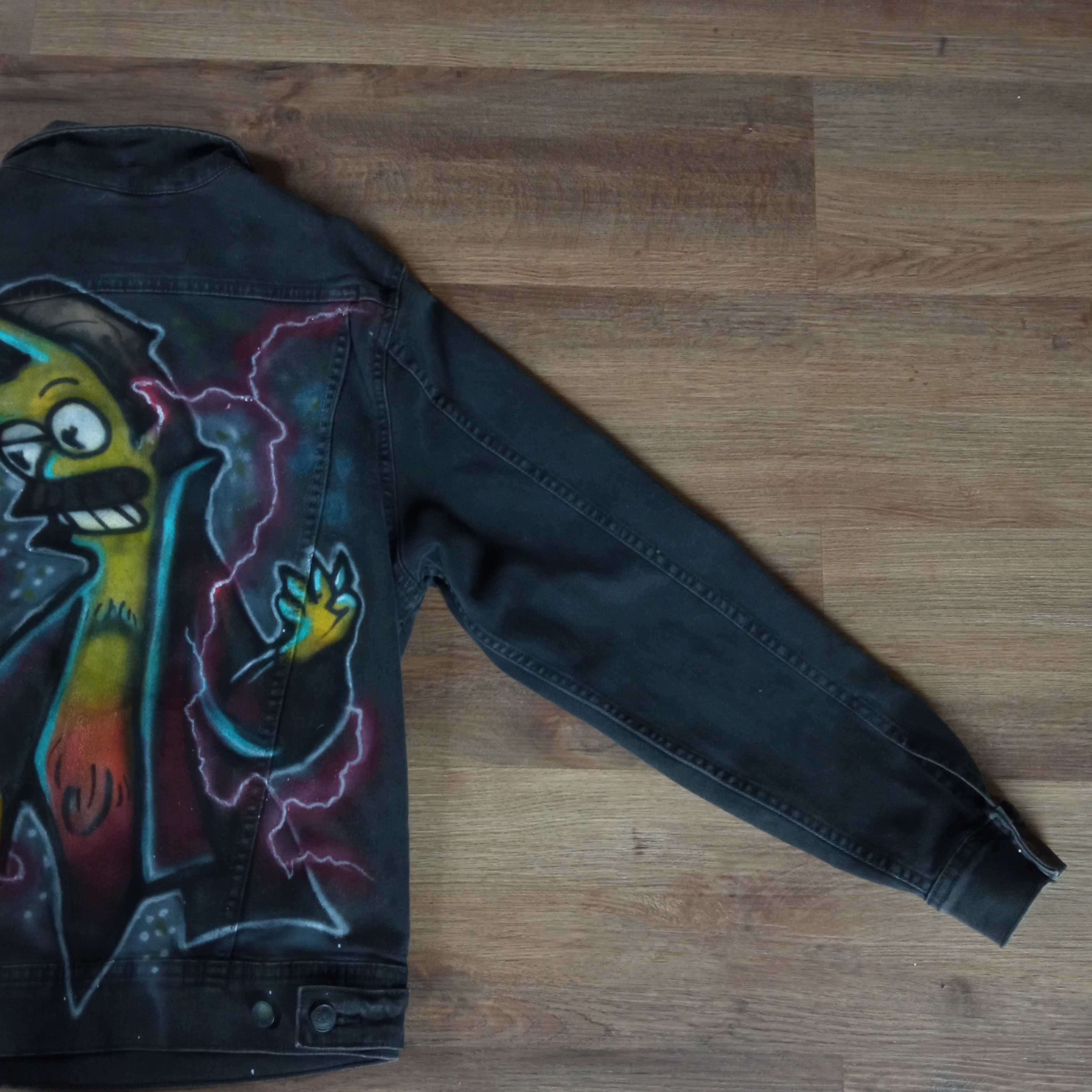 Kurtka Jeansowa The Simpsons / Rock / Punk / Heavy Metal r.  M