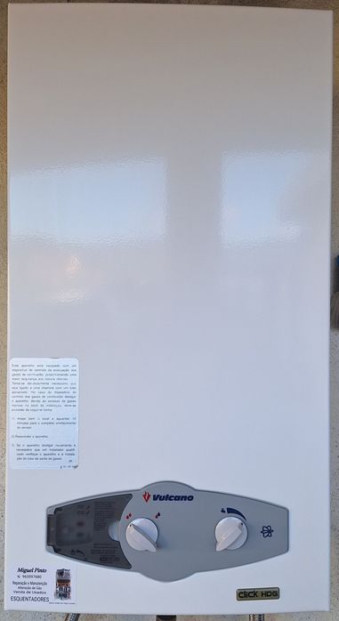 Esquentador Vulcano Inteligente Gás Garrafa 11Litros