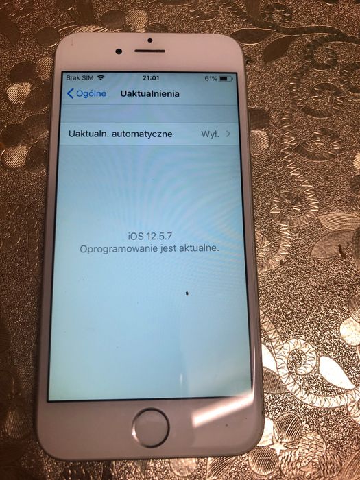 iPhone 6 biały ,bateria 100% kondycji 64GB pojemności