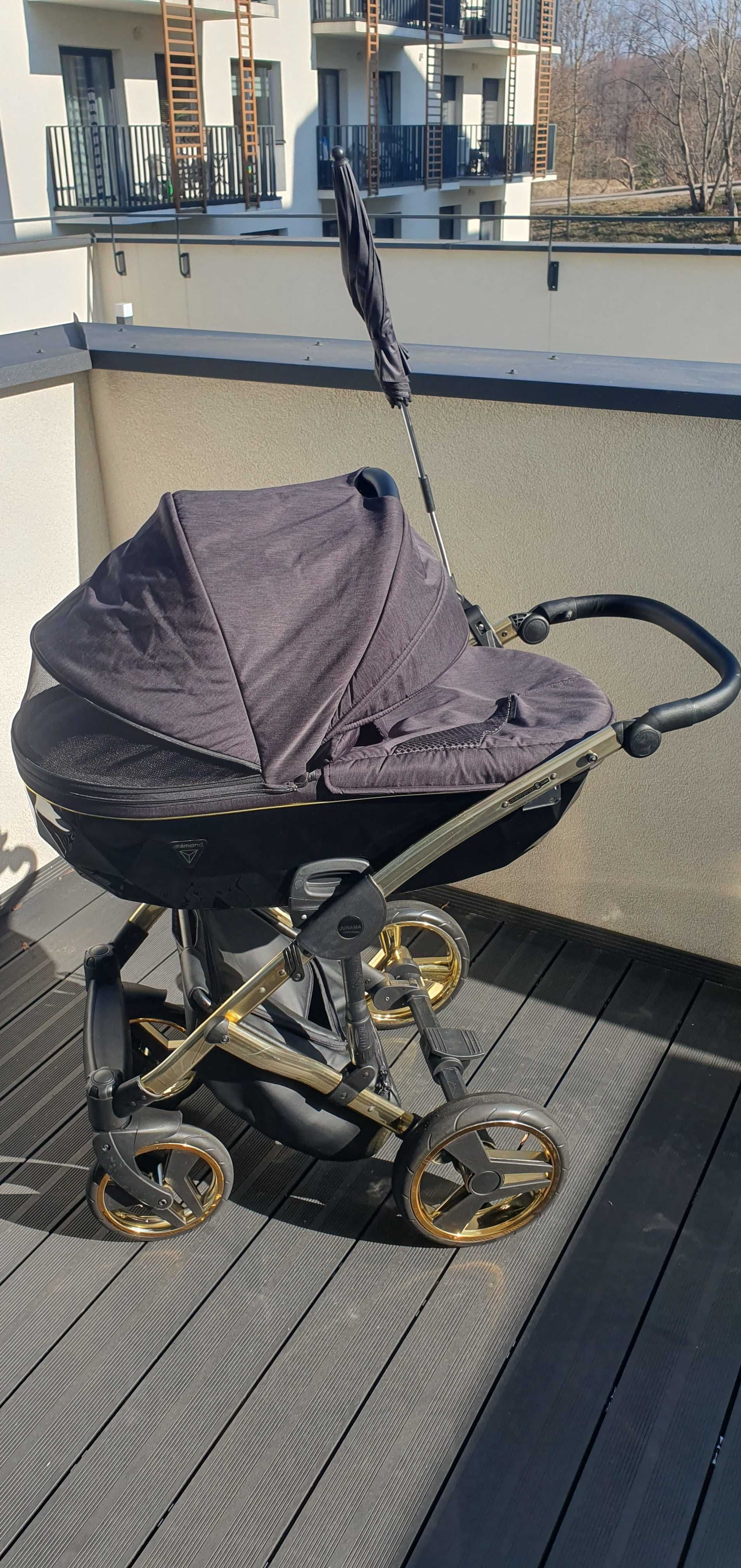 Wózek Junama Diamond Sline 4w1 plus baza