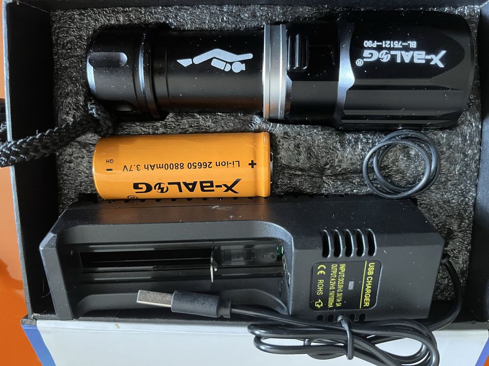 Pesca submarina lanterna led ultra potente