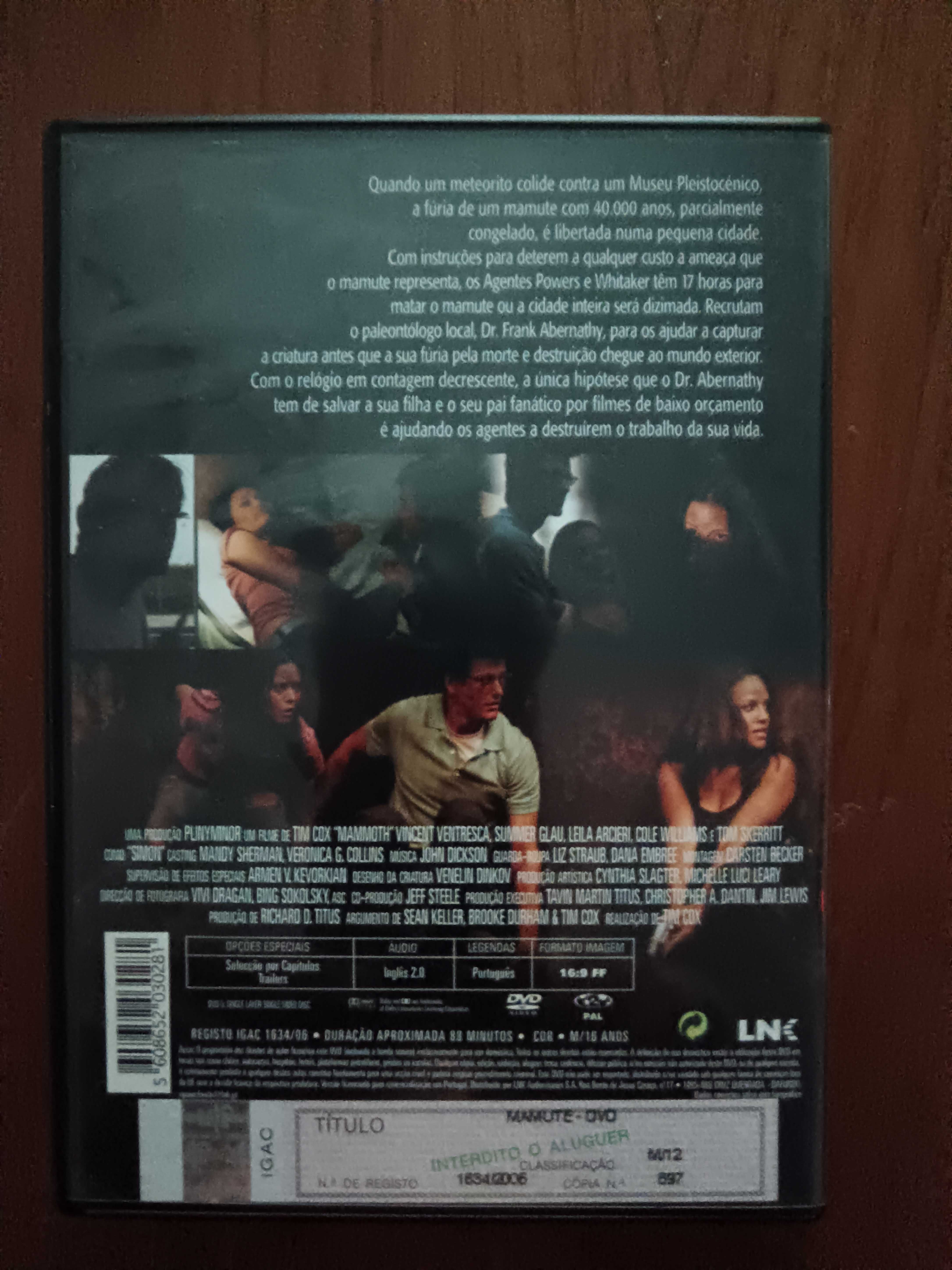 filme dvd original - mamute